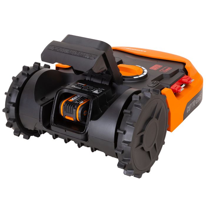 Battery compartment L1500 opened