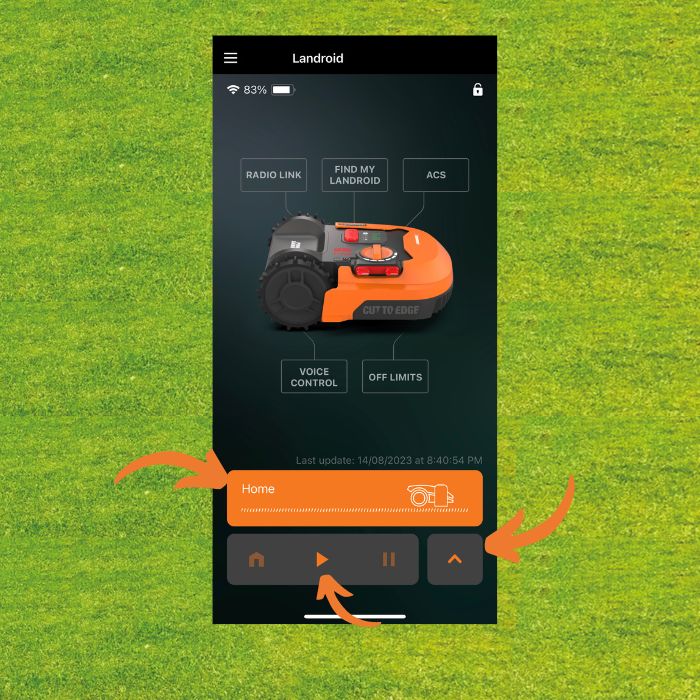 robot lawn mower mowing schedule