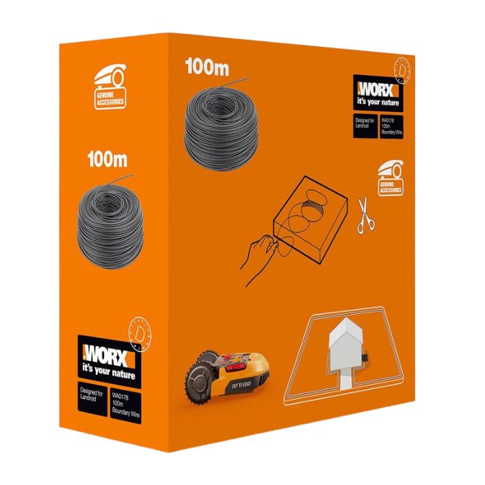 Robot Lawnmower Worx 100m boundary wire