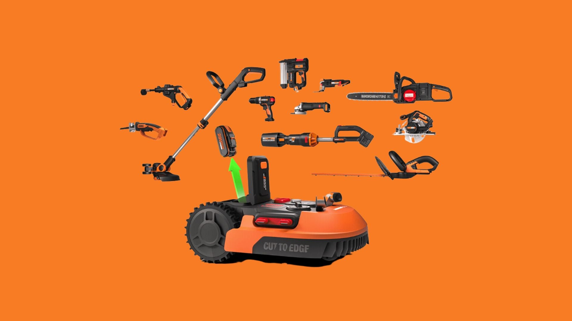 Worx 5 Piece Kit Robot Lawn Mower